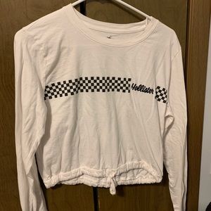 Hollister long sleeve crop top